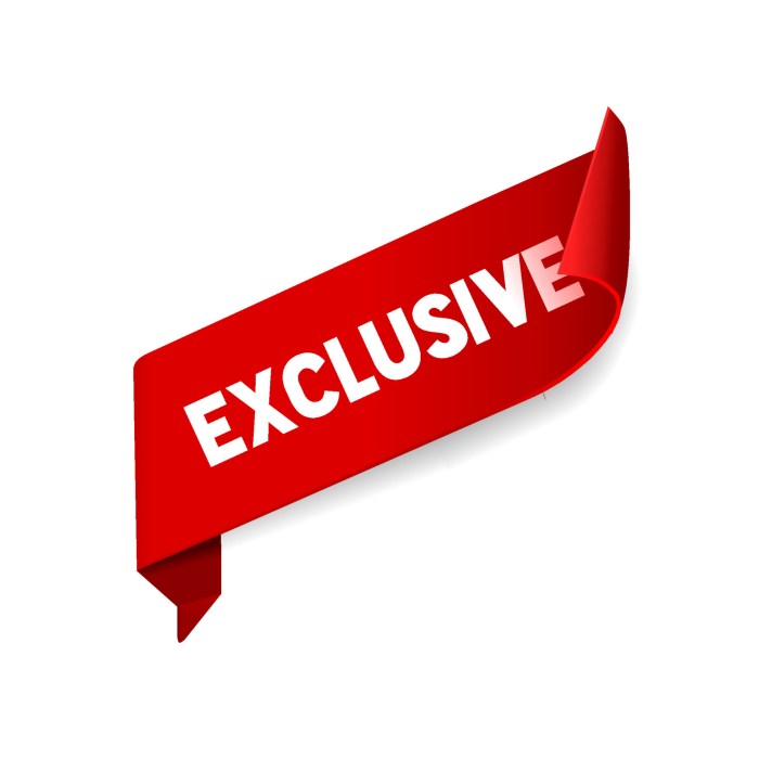 Exclusive ribbon banner. Exclusive ribbon. Icon exclusive. Vector illus traction. 19902136 ...